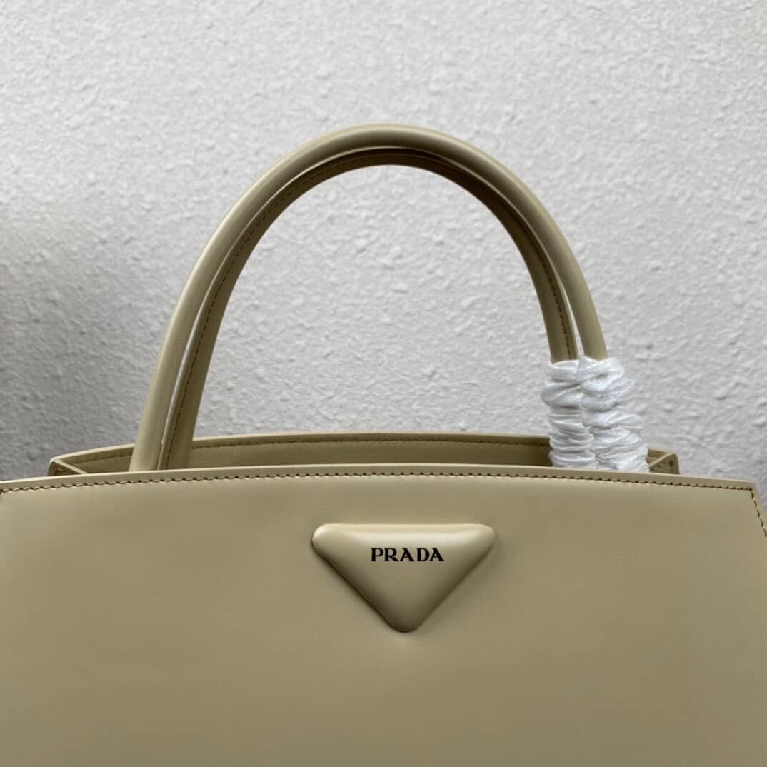 Best Replica Prada Small Brushed Leather Replica Tote - Colareps