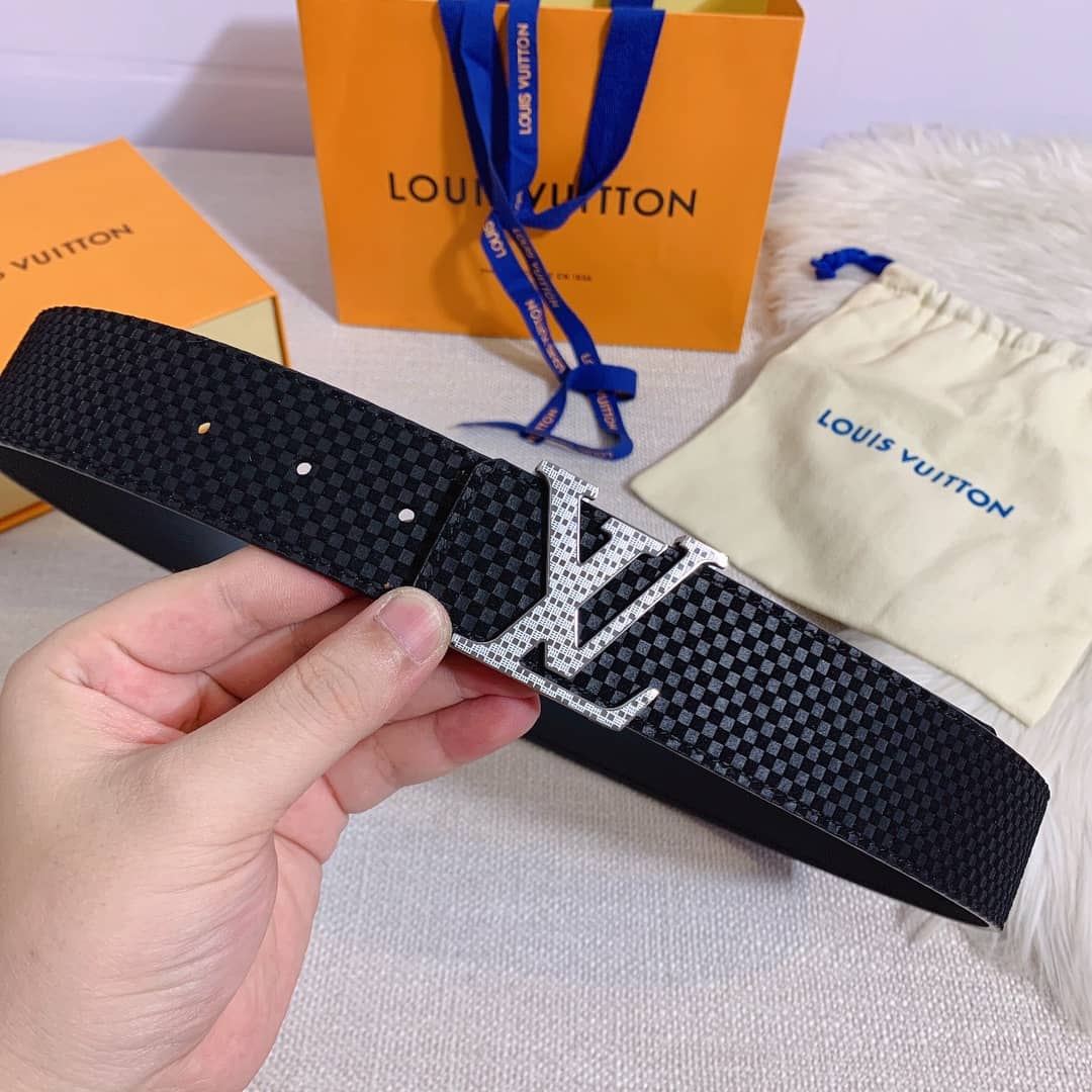 Best Replica 7 Star Louis Vuitton Leather Belt 39mm - Colareps