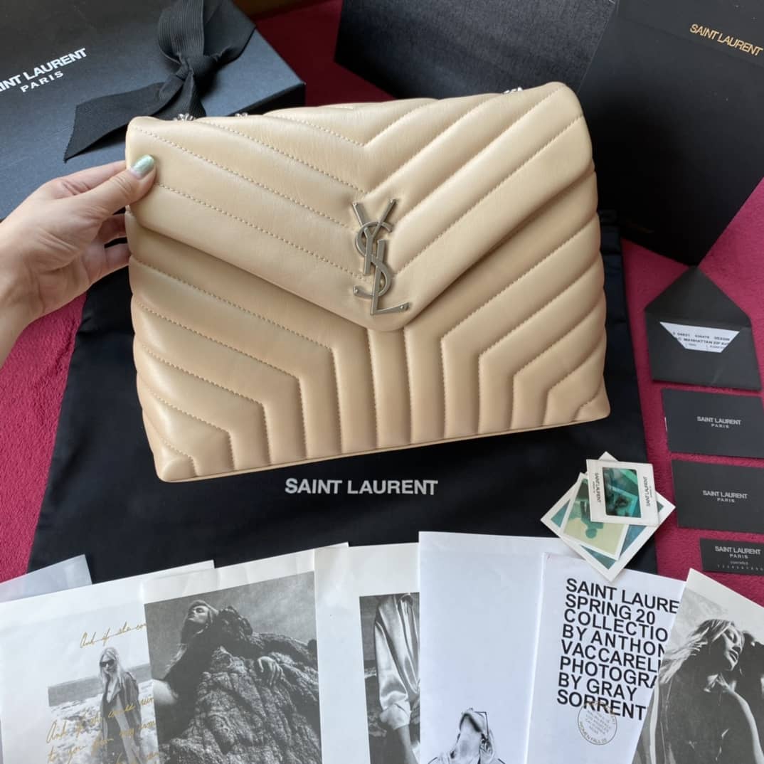 Best Replica YSL Loulou Medium Quilted “Y” Leather Replica Bag - Colareps