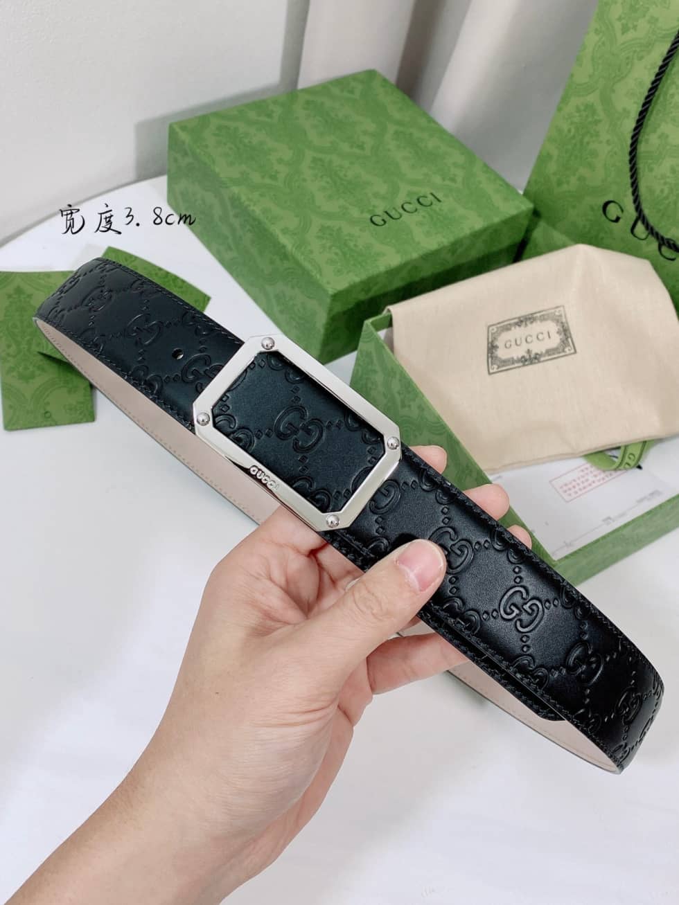 Best Replica Best Gucci Classic Belt 38mm - Colareps
