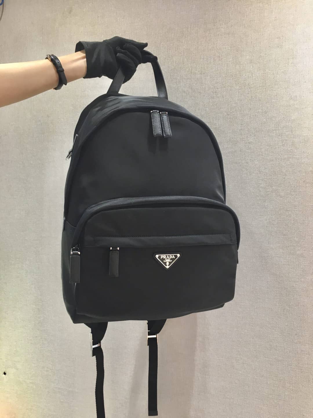 Best Replica Prada Backpack Dupe Tessuto Zainetto Nylon Leather - Colareps