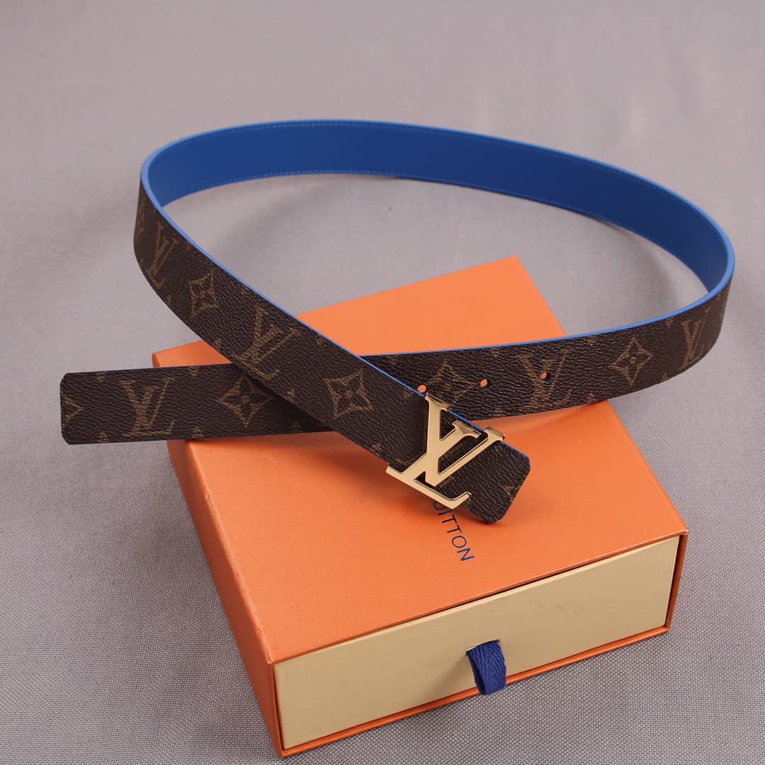 Best Replica 7 Star Louis Vuitton Leather Belt 30mm For Lady - Colareps