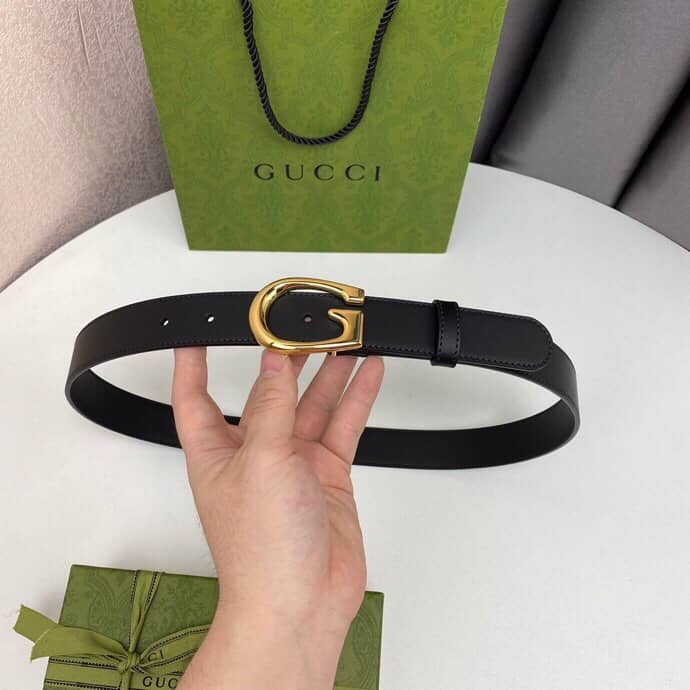 Best Replica Fake Gucci Logo Belt 30mm - Colareps