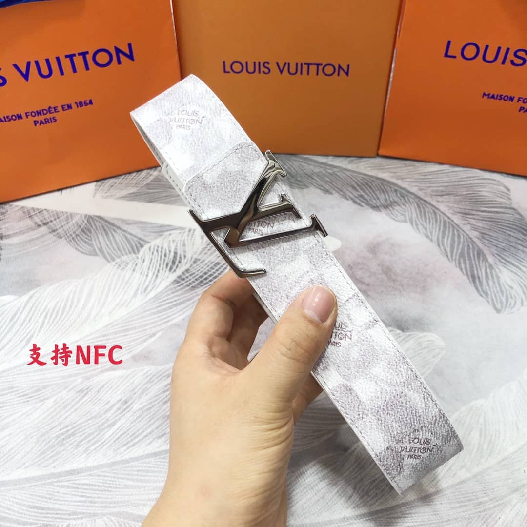 Best Replica 7 Star Louis Vuitton Leather Belt 40mm - Colareps