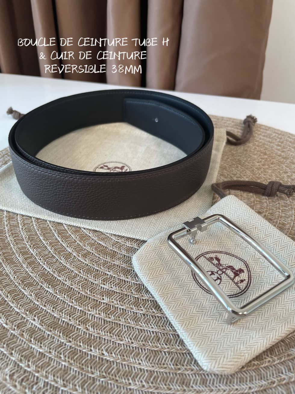 Best Replica Fake Hermes Logo Belt 38mm - Colareps