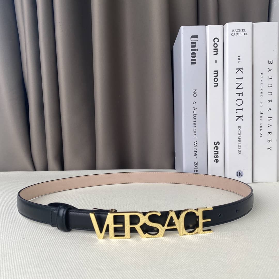Best Replica Knockoff Versace Logo Belt 20mm For Lady - Colareps