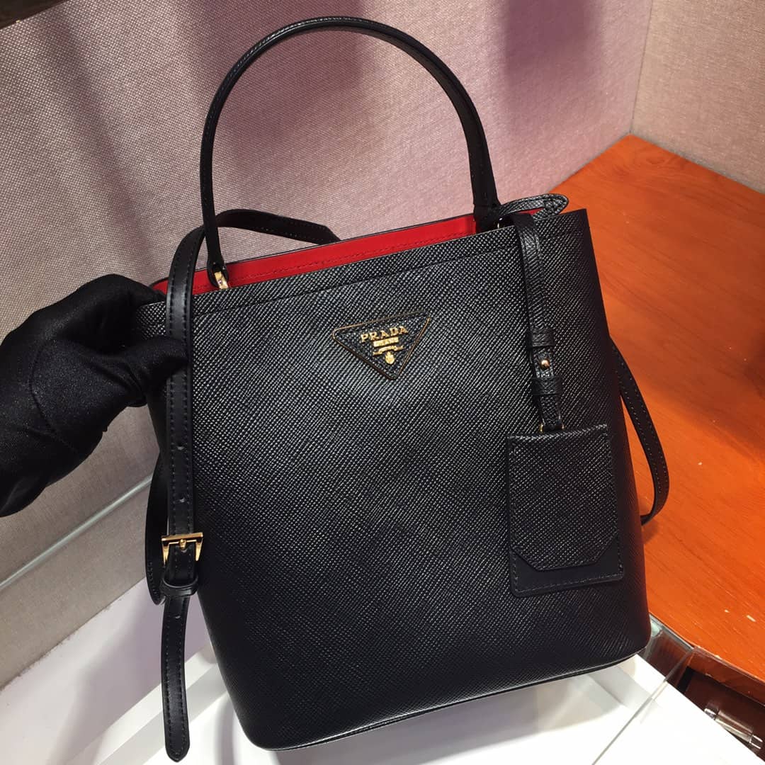 Best Replica Prada Replica Double Bucket Bag - Colareps