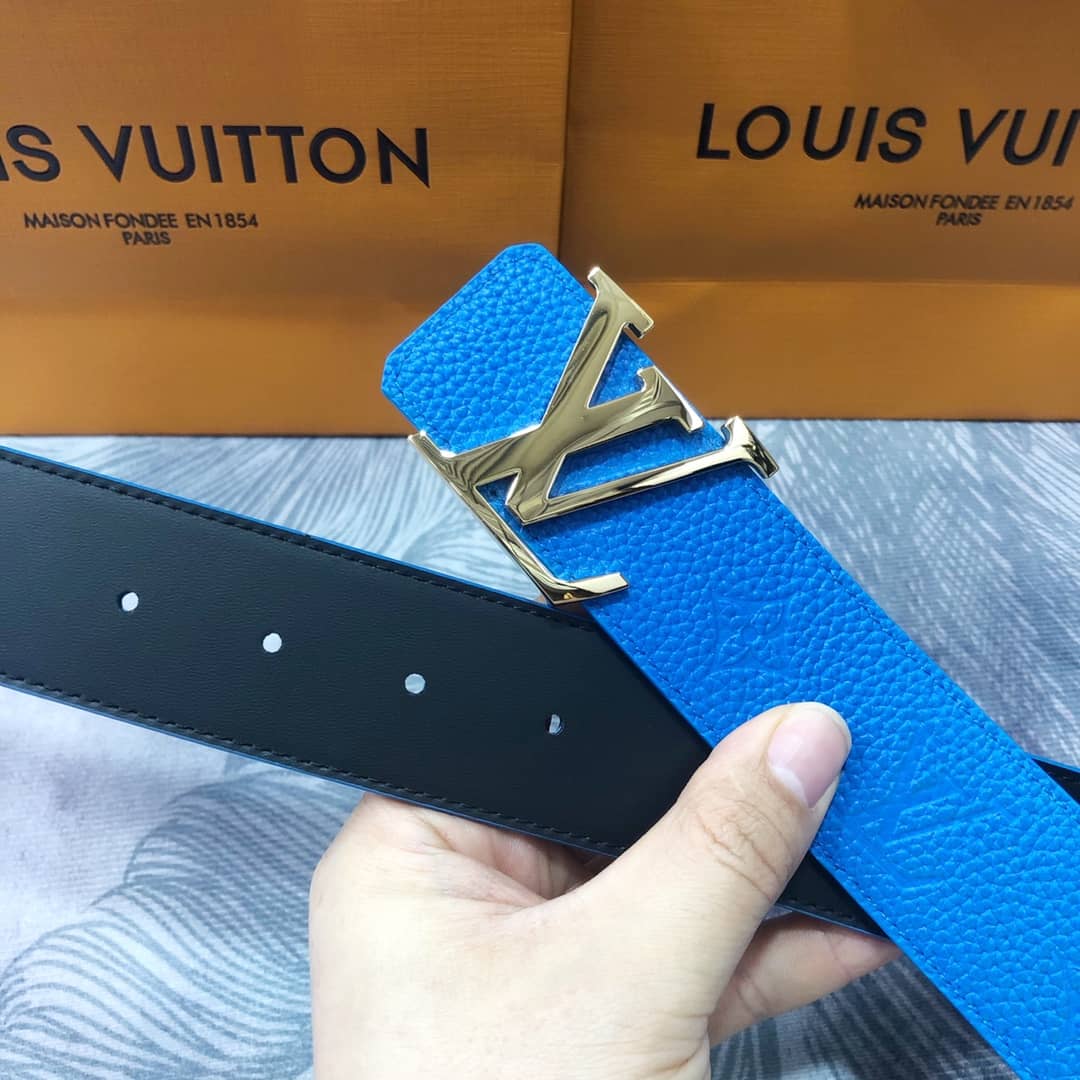 Best Replica 7 Star Louis Vuitton Leather Belt 40mm - Colareps