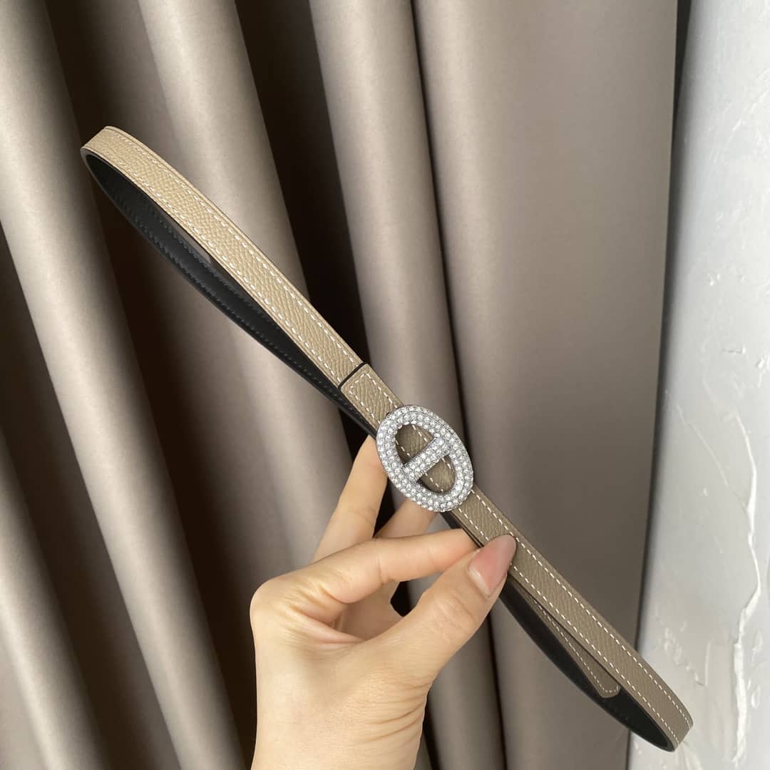 Best Replica Knockoff Hermes Logo Belt 13mm For Lady - Colareps