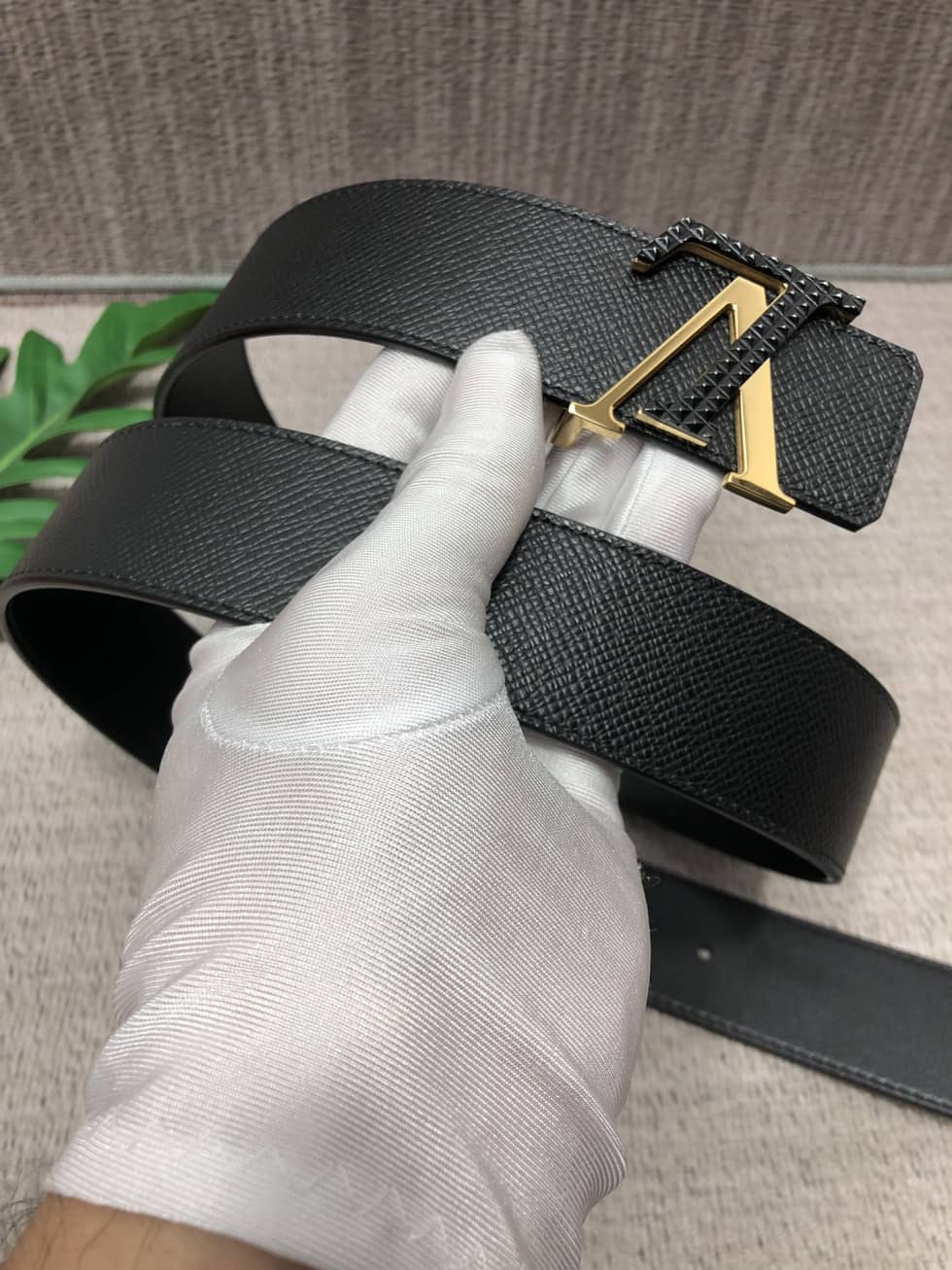 Best Replica Knockoff Louis Vuitton Logo Belt 40mm - Colareps