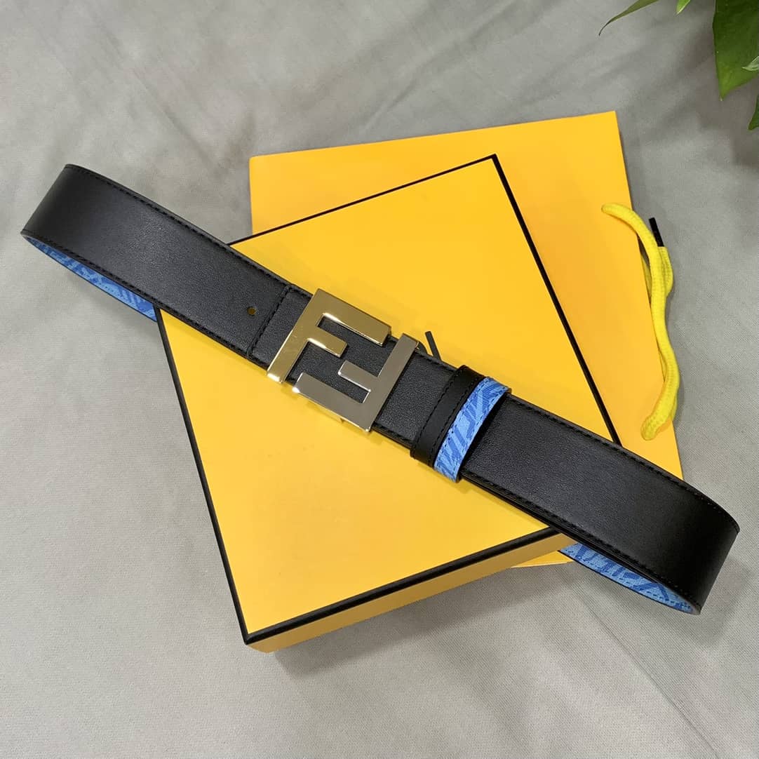 Best Replica 7 Star Fendi Leather Belt 40mm - Colareps