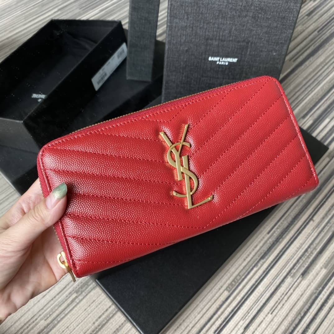 Best Replica YSL Replica Monogram Zip Around Replica Wallet - Colareps