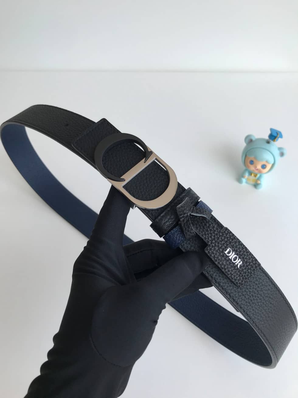 Best Replica 7 Star Dior Leather Belt 35mm - Colareps