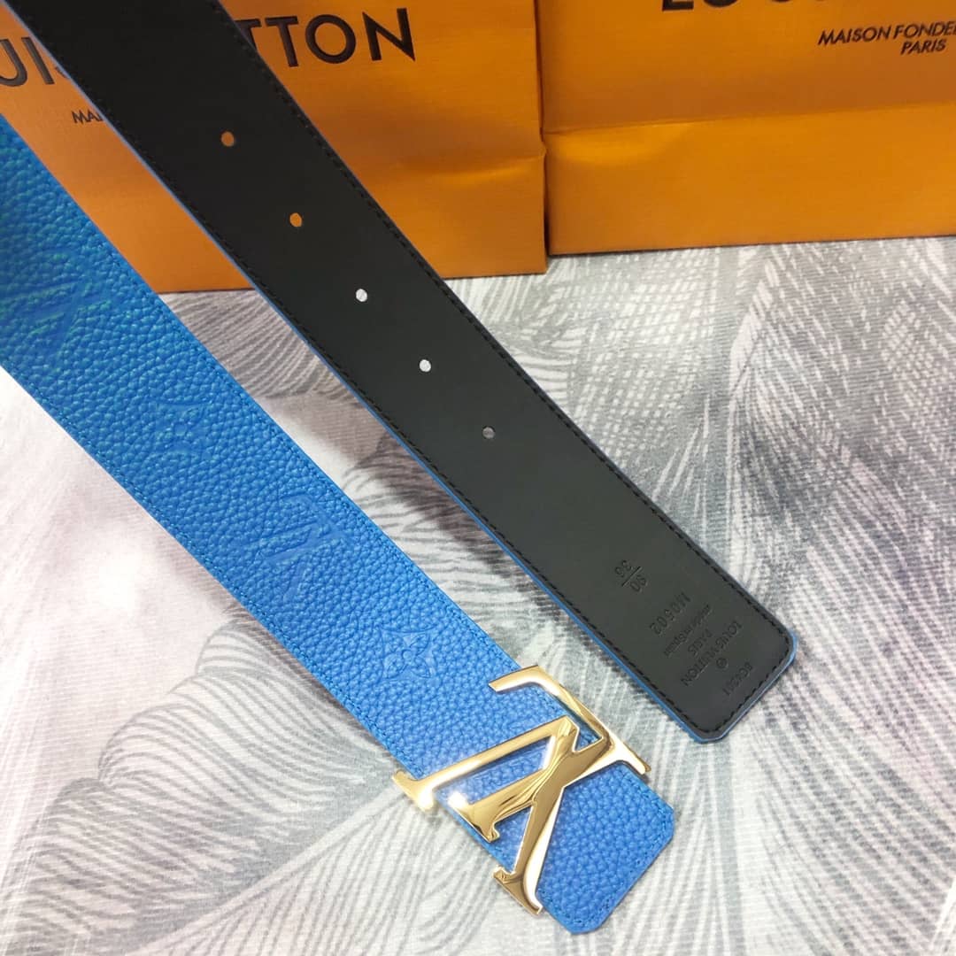 Best Replica 7 Star Louis Vuitton Leather Belt 40mm - Colareps