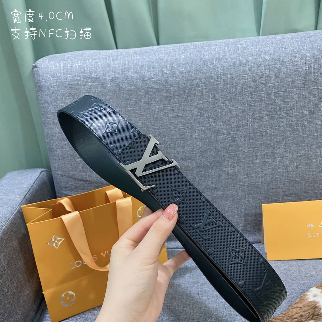 Best Replica Knockoff Louis Vuitton Logo Belt 40mm - Colareps