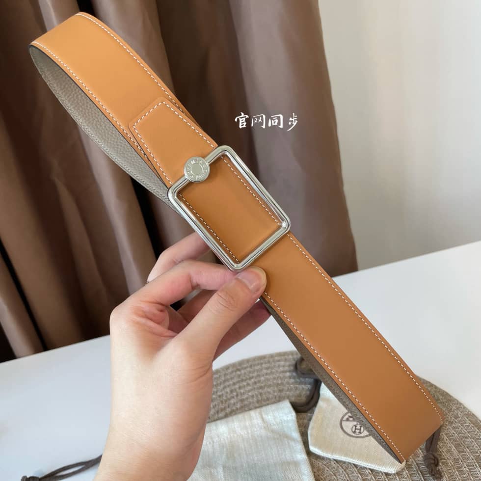 Best Replica Knockoff Hermes Logo Belt 38mm - Colareps
