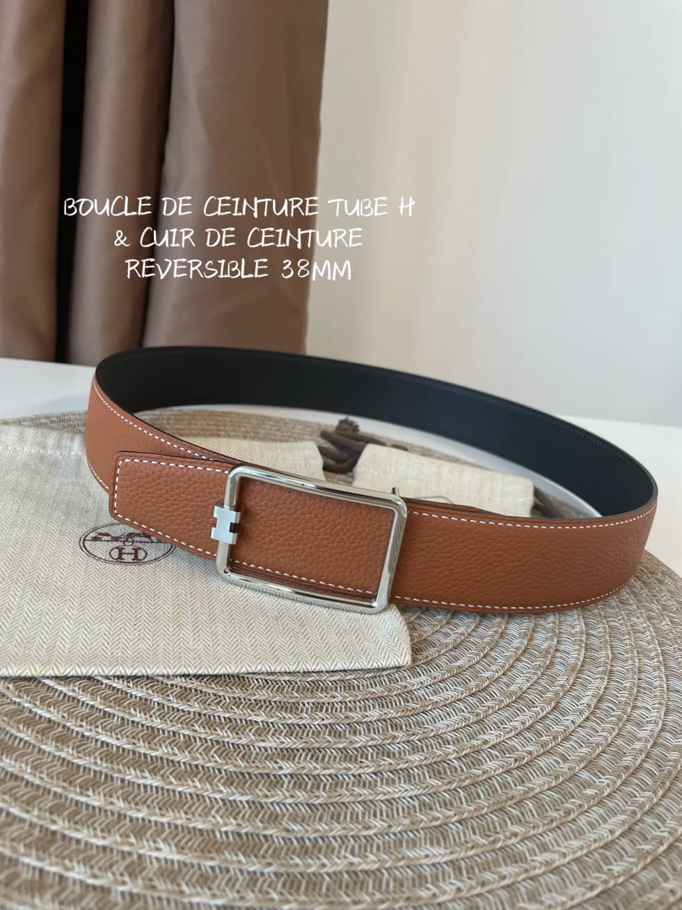 Best Replica Knockoff Hermes Logo Belt 38mm - Colareps