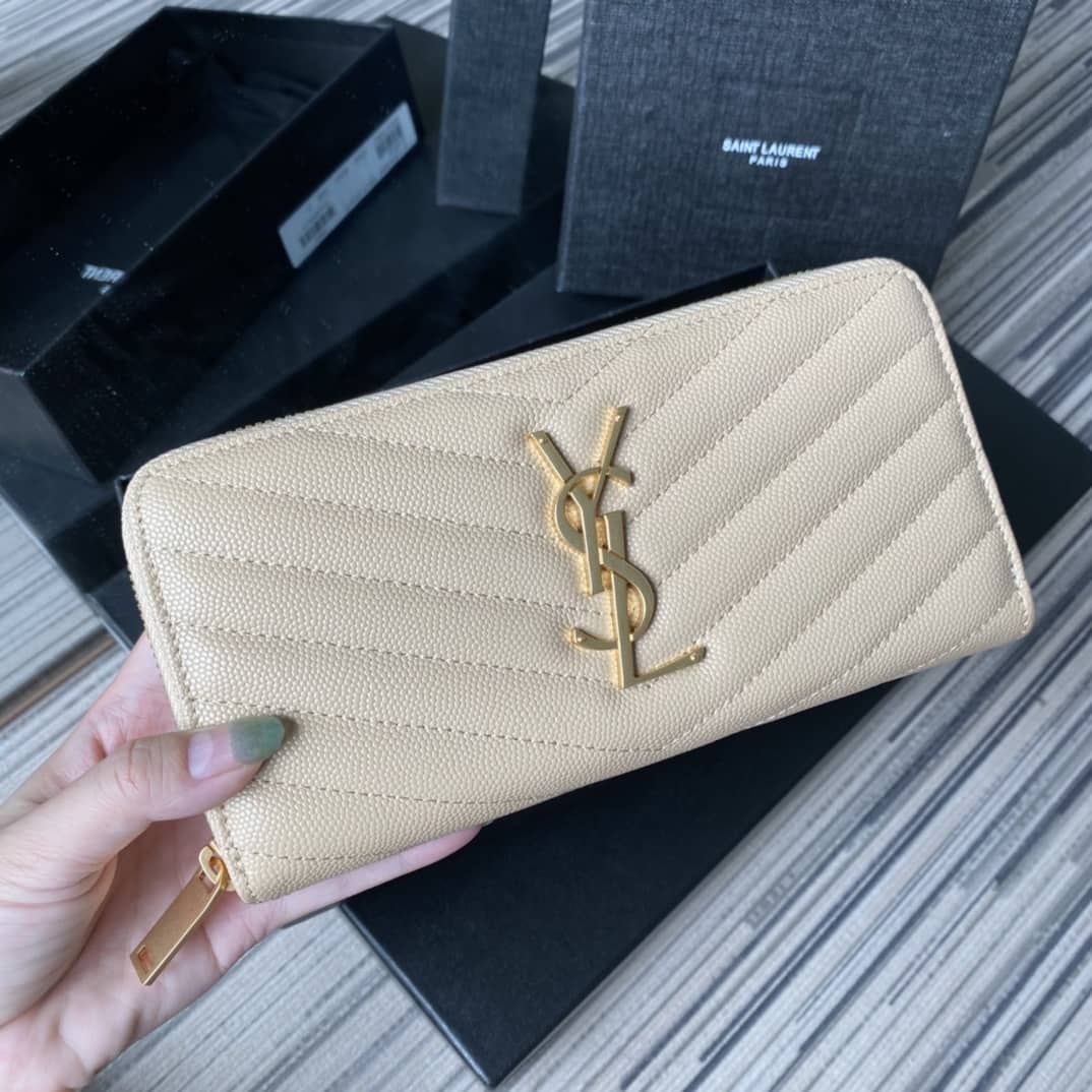 Best Replica YSL Monogram Zip Around Replica Wallet - Colareps