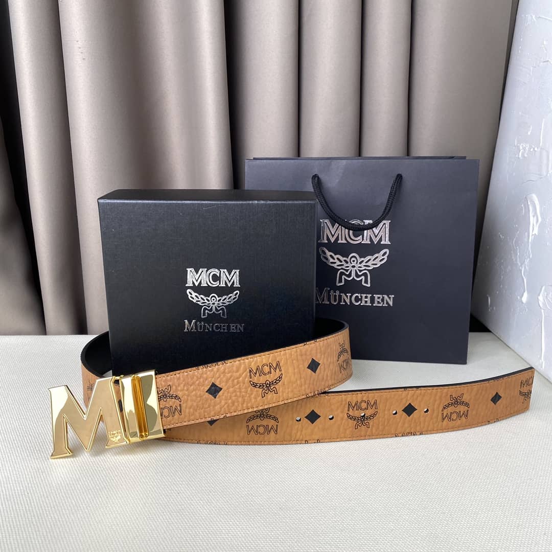 Best Replica Fashion Unisex MCM Classic AAA+ Belt 40mm - Colareps