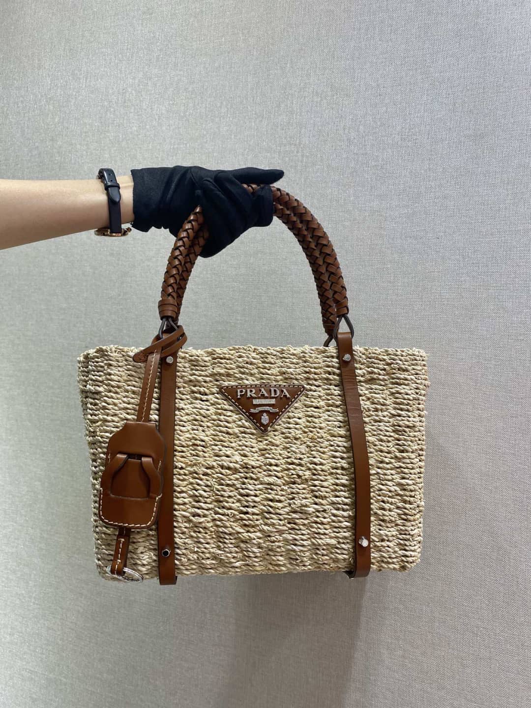 Best Replica Prada Corn Husk Leather Replica Tote - Colareps