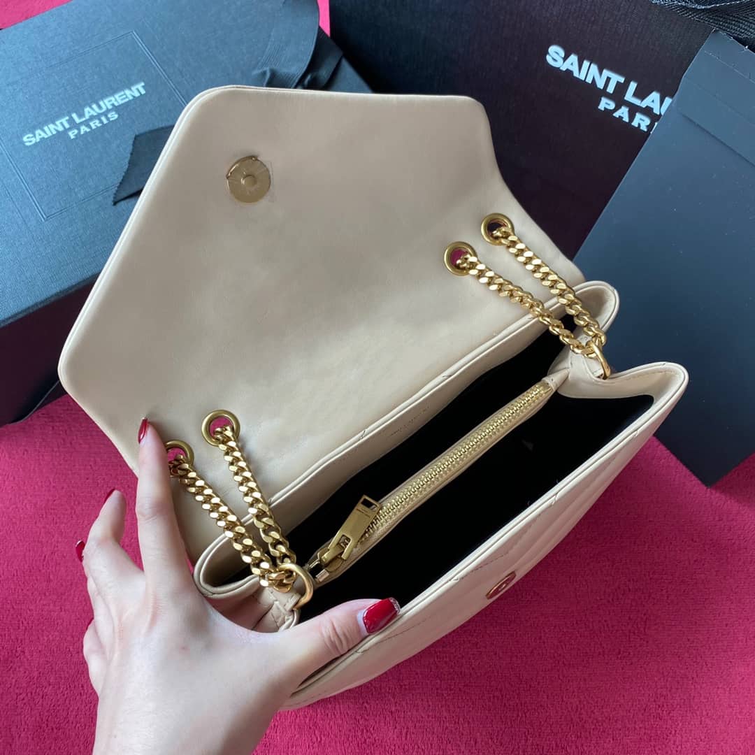 Best Replica Saint Laurent Bag Dupe Loulou Small Quilted “Y” Leather Replica Bag - Colareps