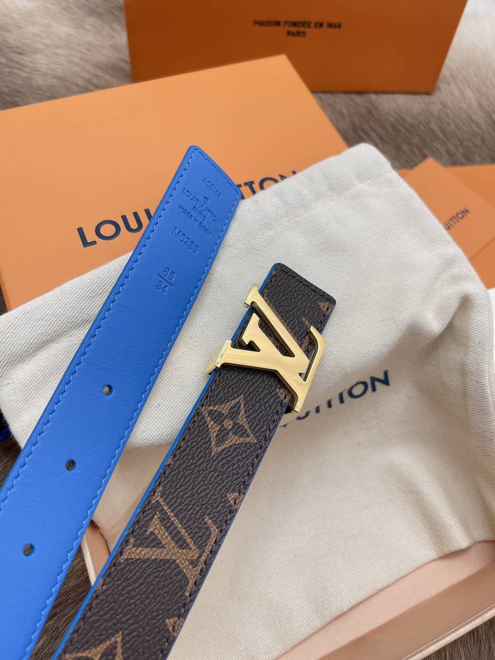 Best Replica Fake Louis Vuitton Logo Belt 30mm - Colareps