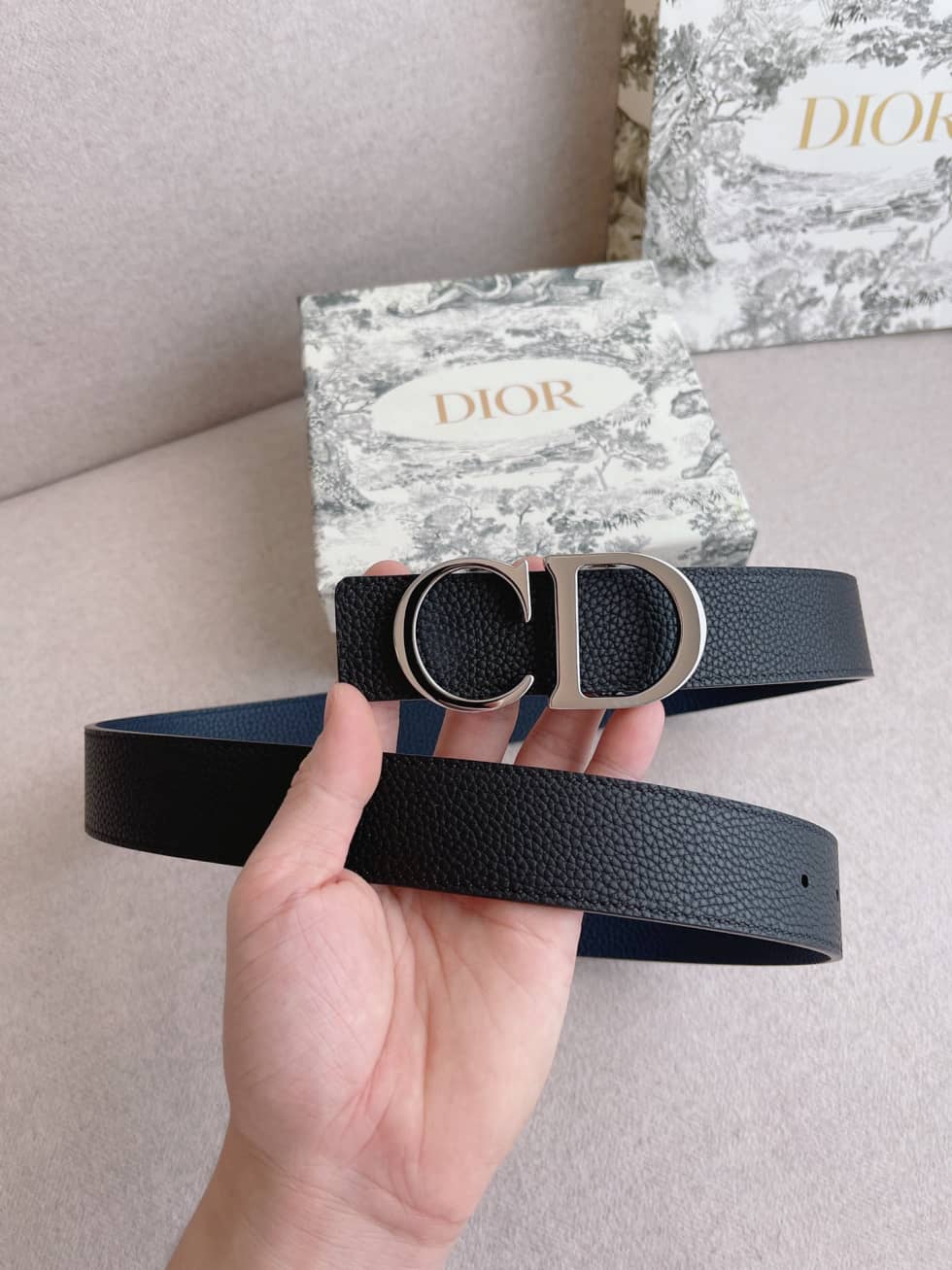 Best Replica Wholesale Dior Logo Belt 35mm - Colareps