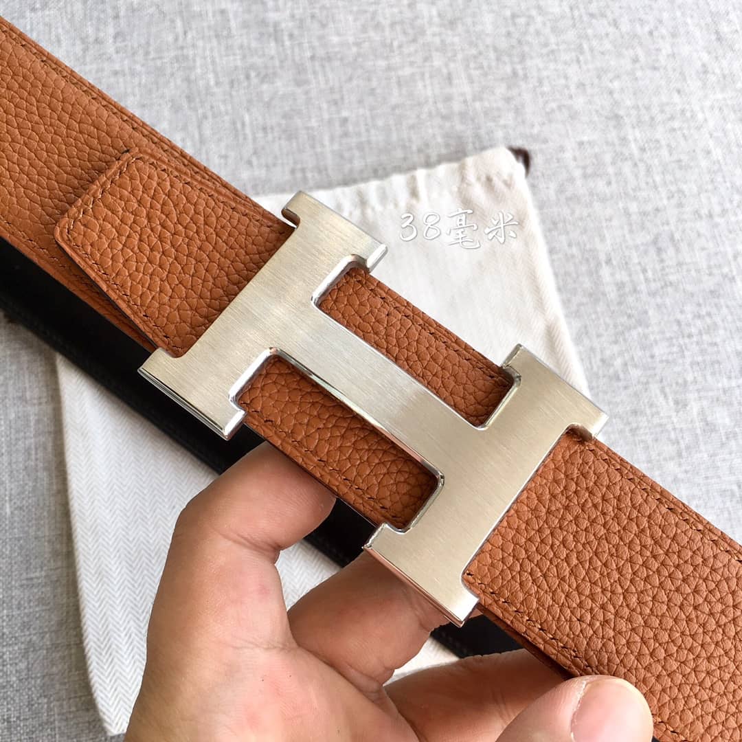 Best Replica Knockoff Hermes Logo Belt 38mm - Colareps