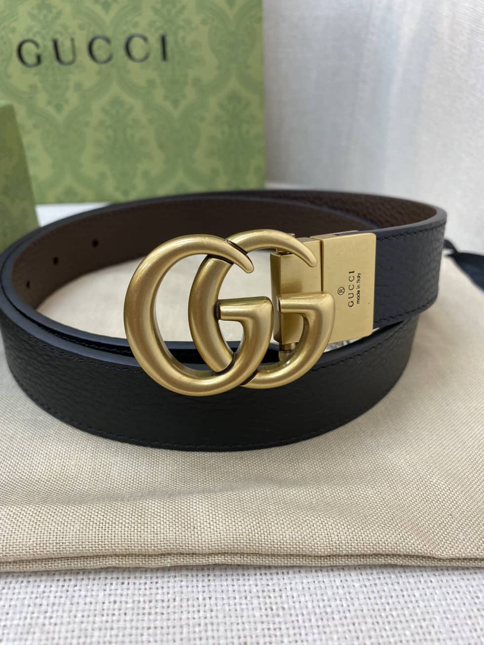 Best Replica Fake Gucci Logo Belt 30mm - Colareps