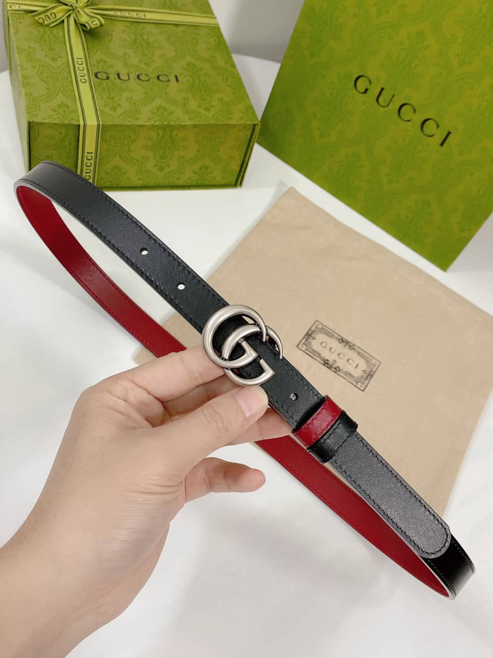 Best Replica Knockoff Gucci Logo Belt 20mm For Lady - Colareps