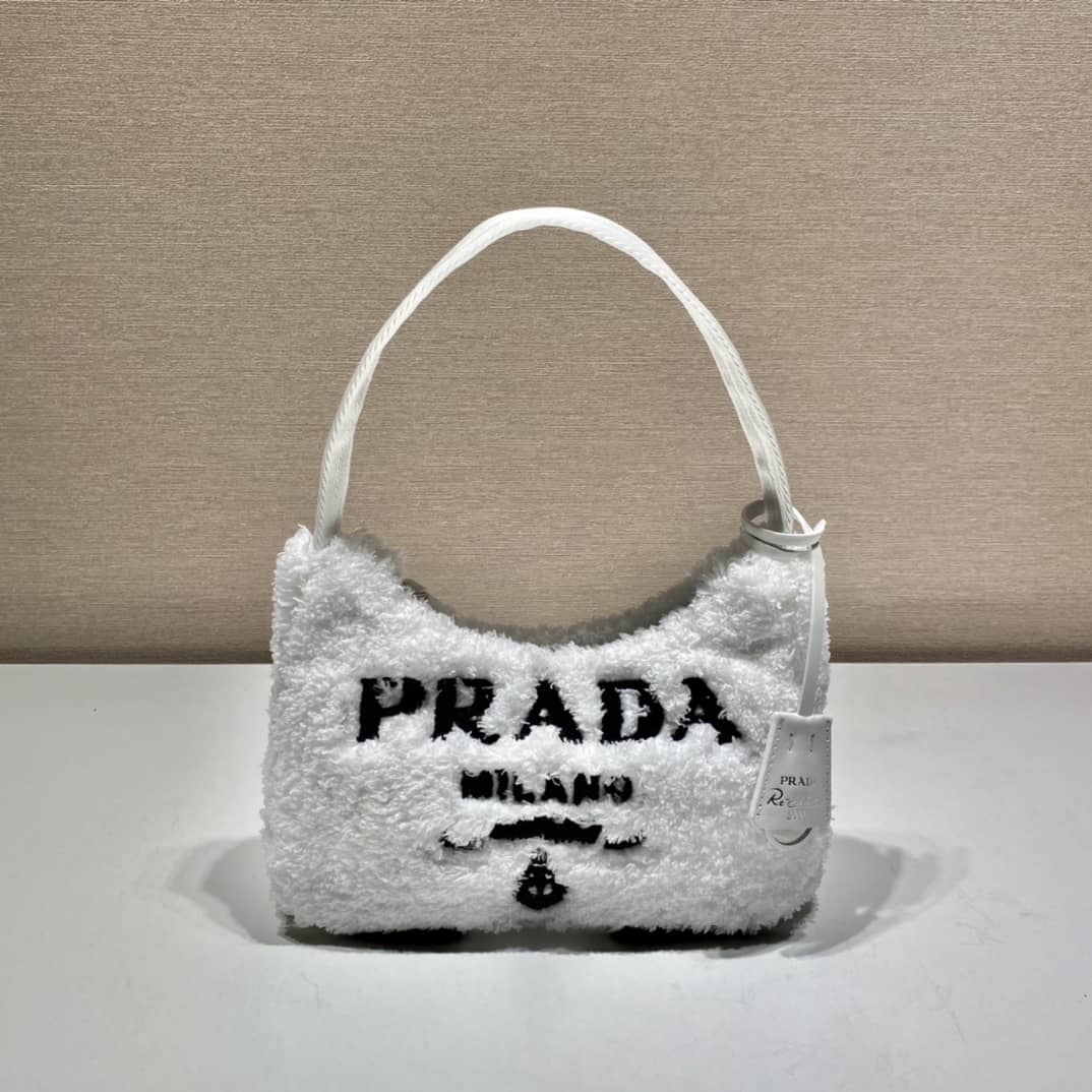 Best Replica Prada Satin Re-Edition 2000 Crystal Mini Hobo - Colareps