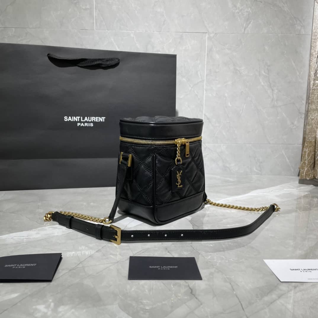 Best Replica YSL 80s Carré-Quilted Vanity Replica Bag - Colareps