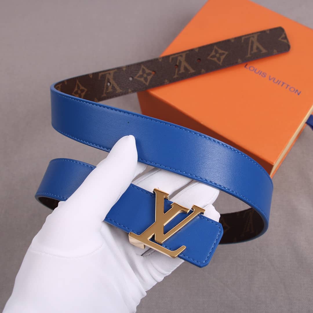 Best Replica 7 Star Louis Vuitton Leather Belt 30mm For Lady - Colareps