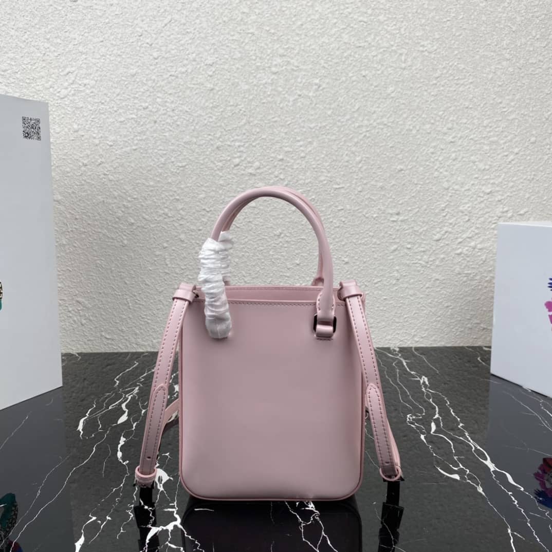 Best Replica Prada Raffia Tote Dupe Small Brushed Leather Replica Tote - Colareps