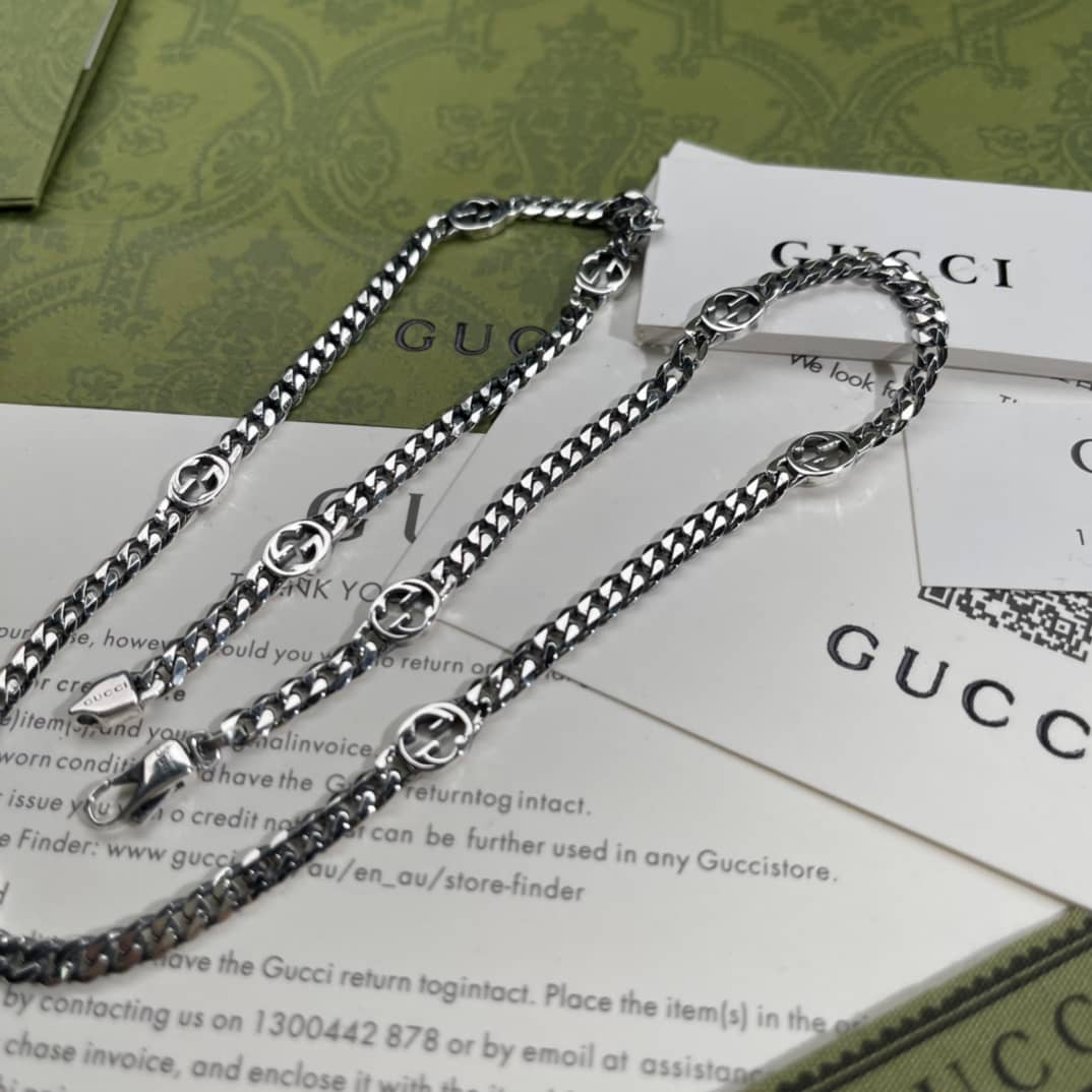Best Replica Wholesale Gucci Logo Necklace - Colareps
