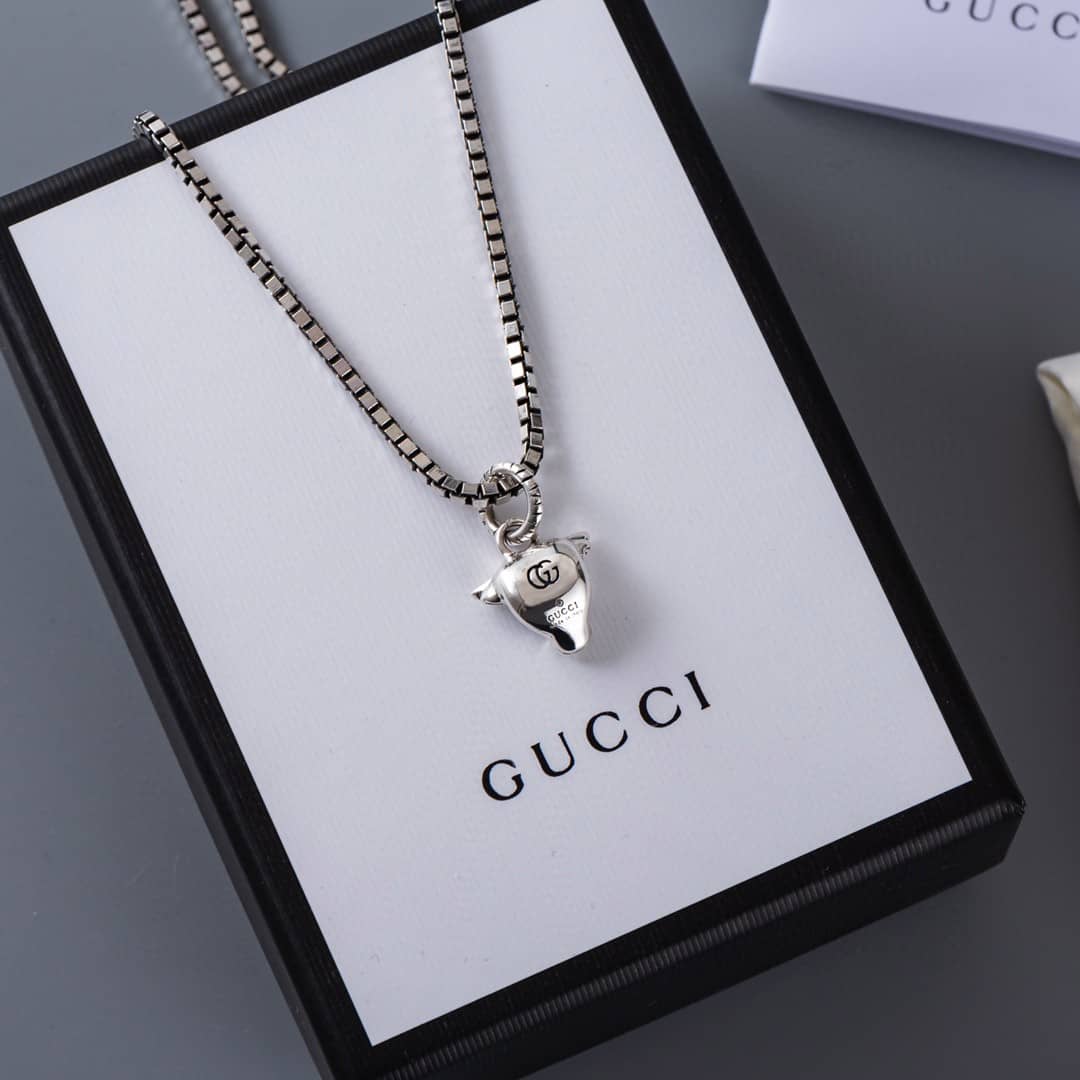 Best Replica Wholesale Gucci Logo Necklace - Colareps