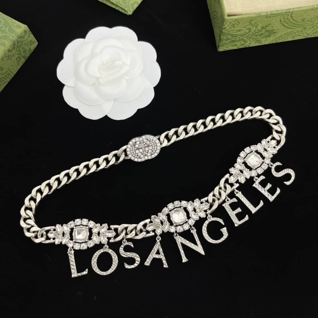 Best Replica Knockoff Gucci Logo Necklace - Colareps