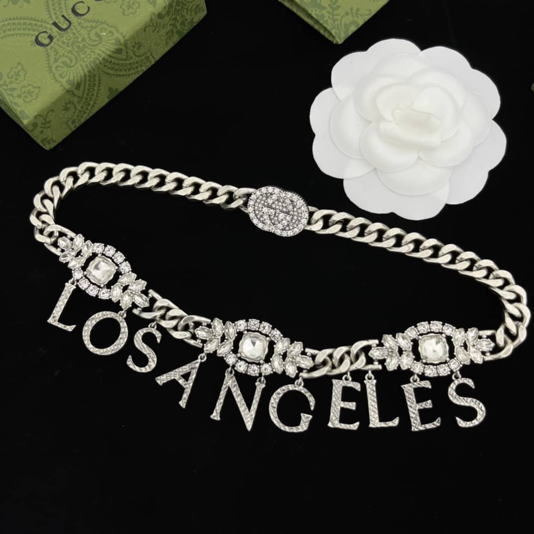 Best Replica Knockoff Gucci Logo Necklace - Colareps