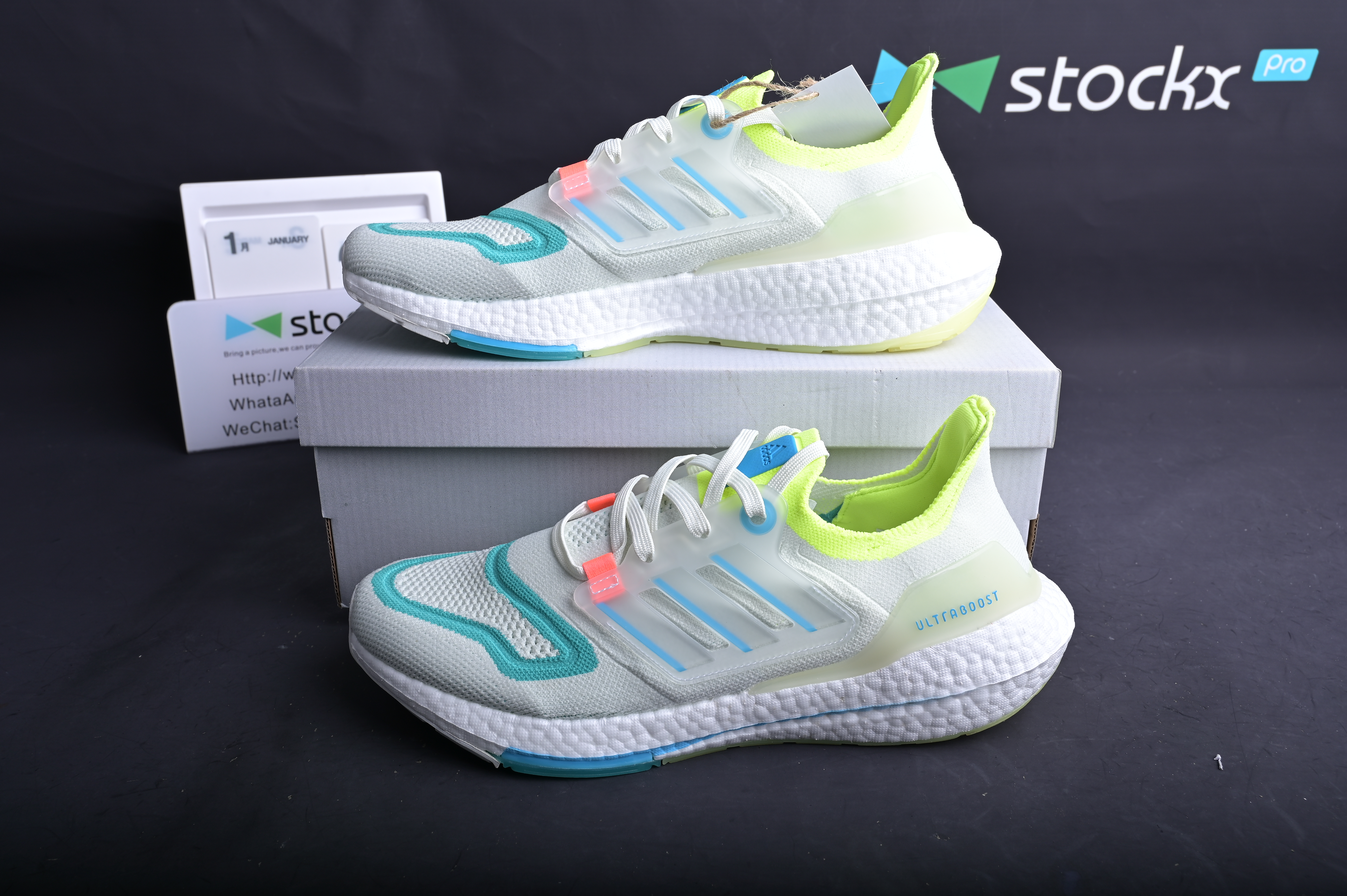 Best Replica adidas Ultra Boost 22 Sky Mint Rush GY8674 - Colareps