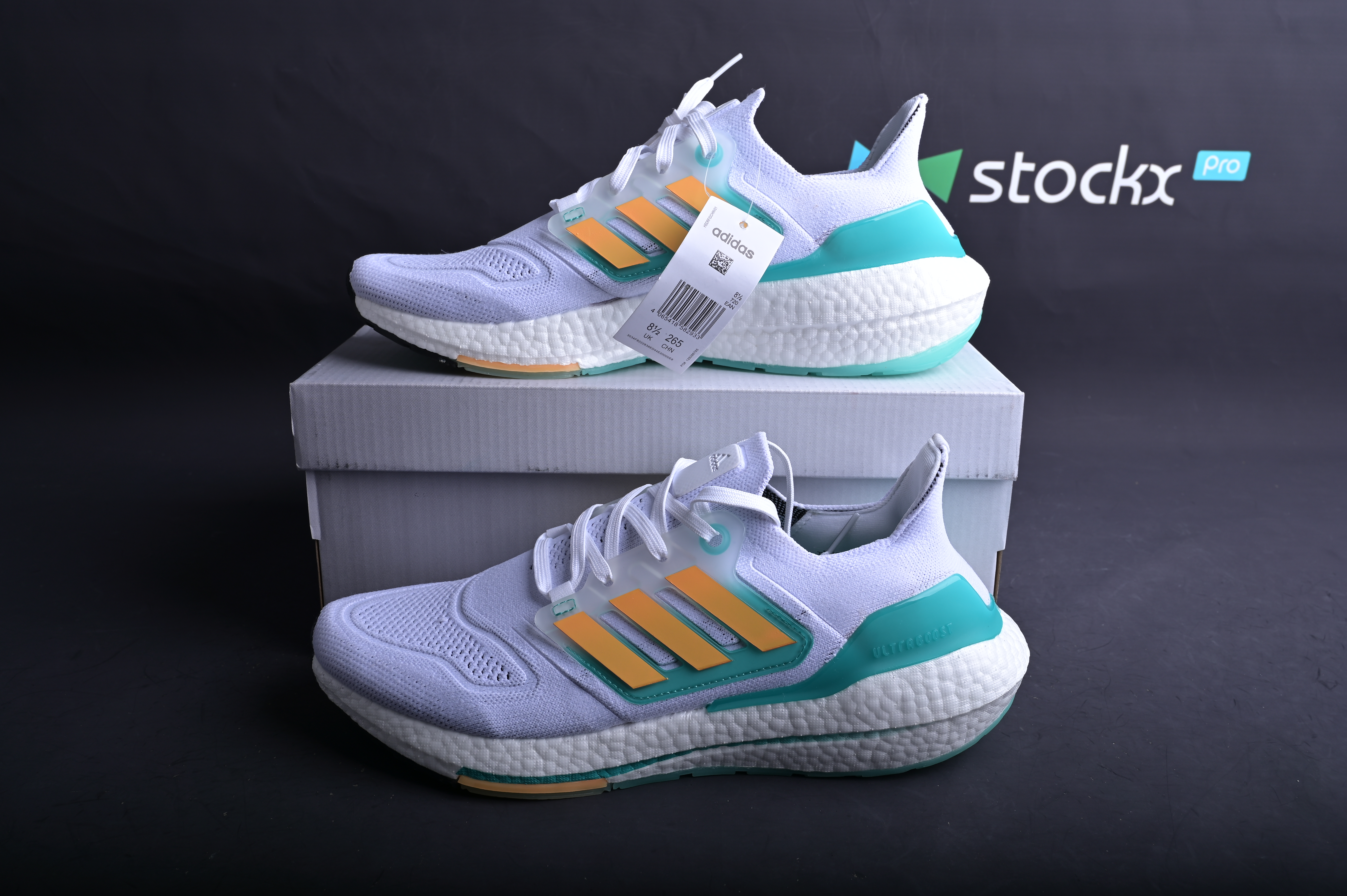 Best Replica adidas Ultra Boost 22 Flash Orange Mint Rush GX5463 - Colareps