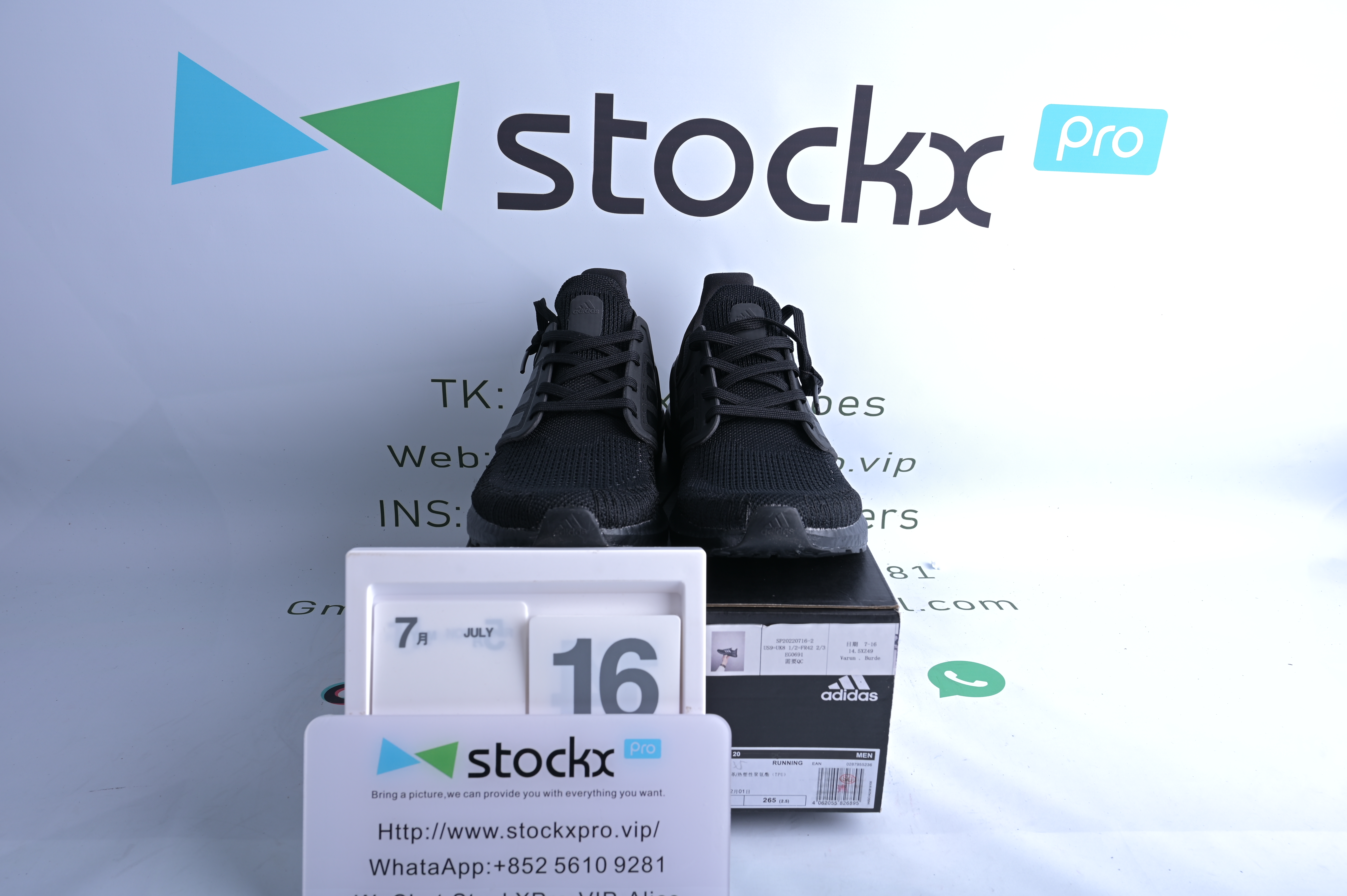 Best Replica adidas Ultra Boost 20 Triple Black EG0691 - Colareps