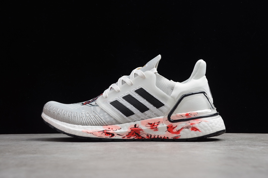 Best Replica adidas Ultra Boost 20 Chinese New Year White (2020) FW4314 - Colareps