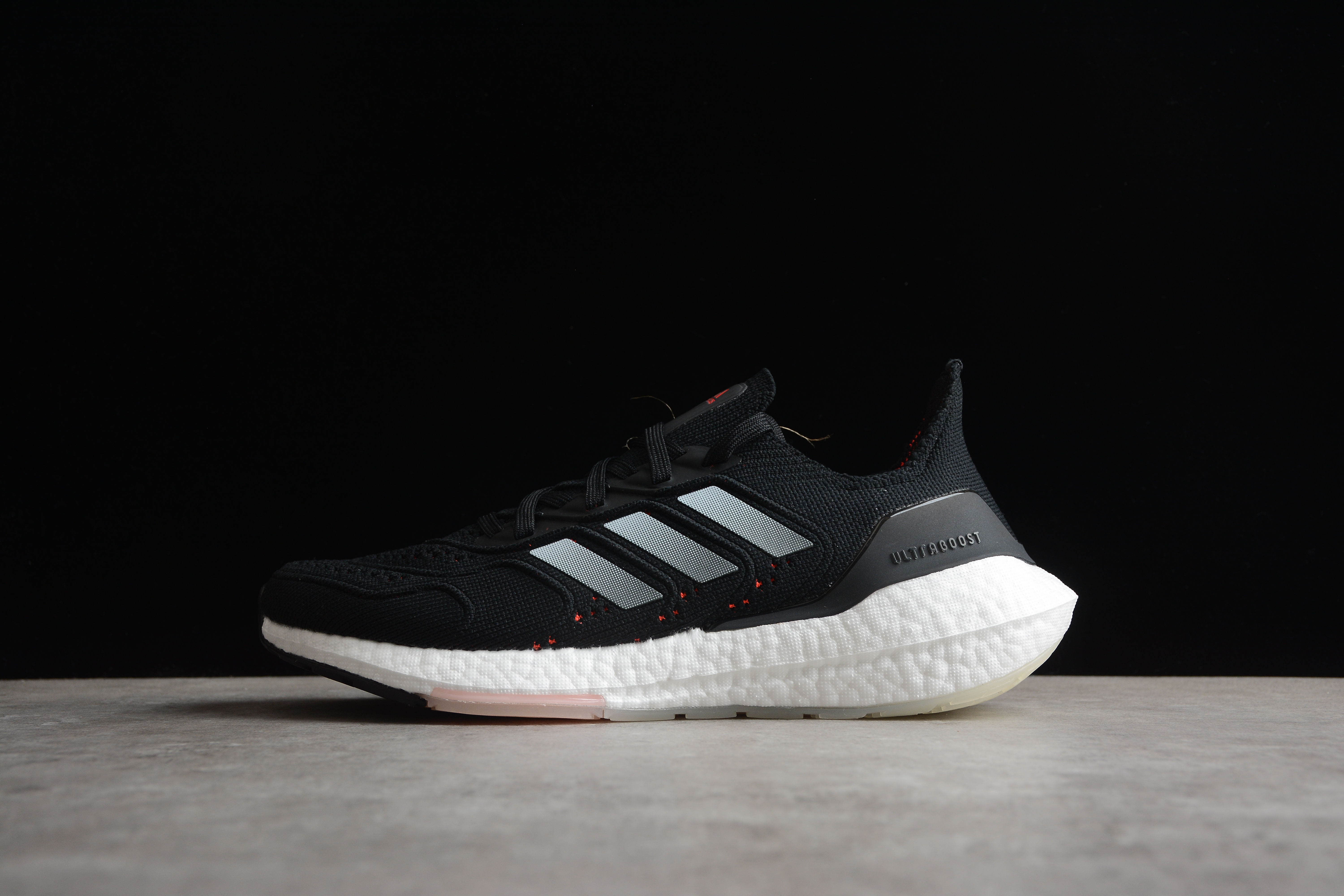 Best Replica adidas Ultra Boost 22 Heat.Rdy Core Black Clear Orange (W) H01174 - Colareps
