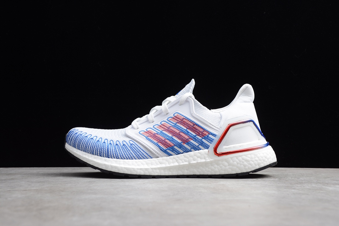 Best Replica adidas Ultra Boost 20 Scarlet Royal Blue FG0712 - Colareps
