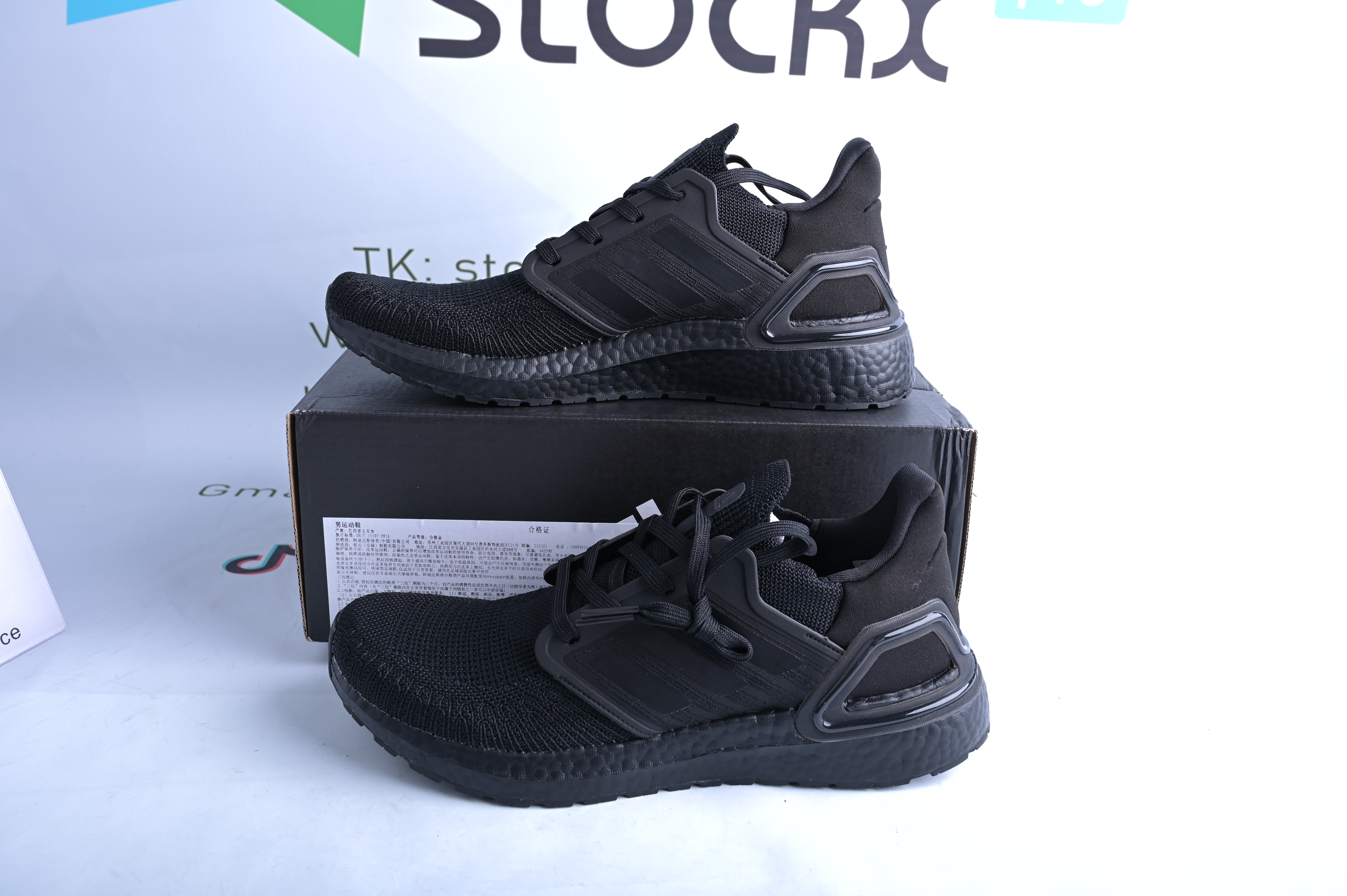Best Replica adidas Ultra Boost 20 Triple Black EG0691 - Colareps
