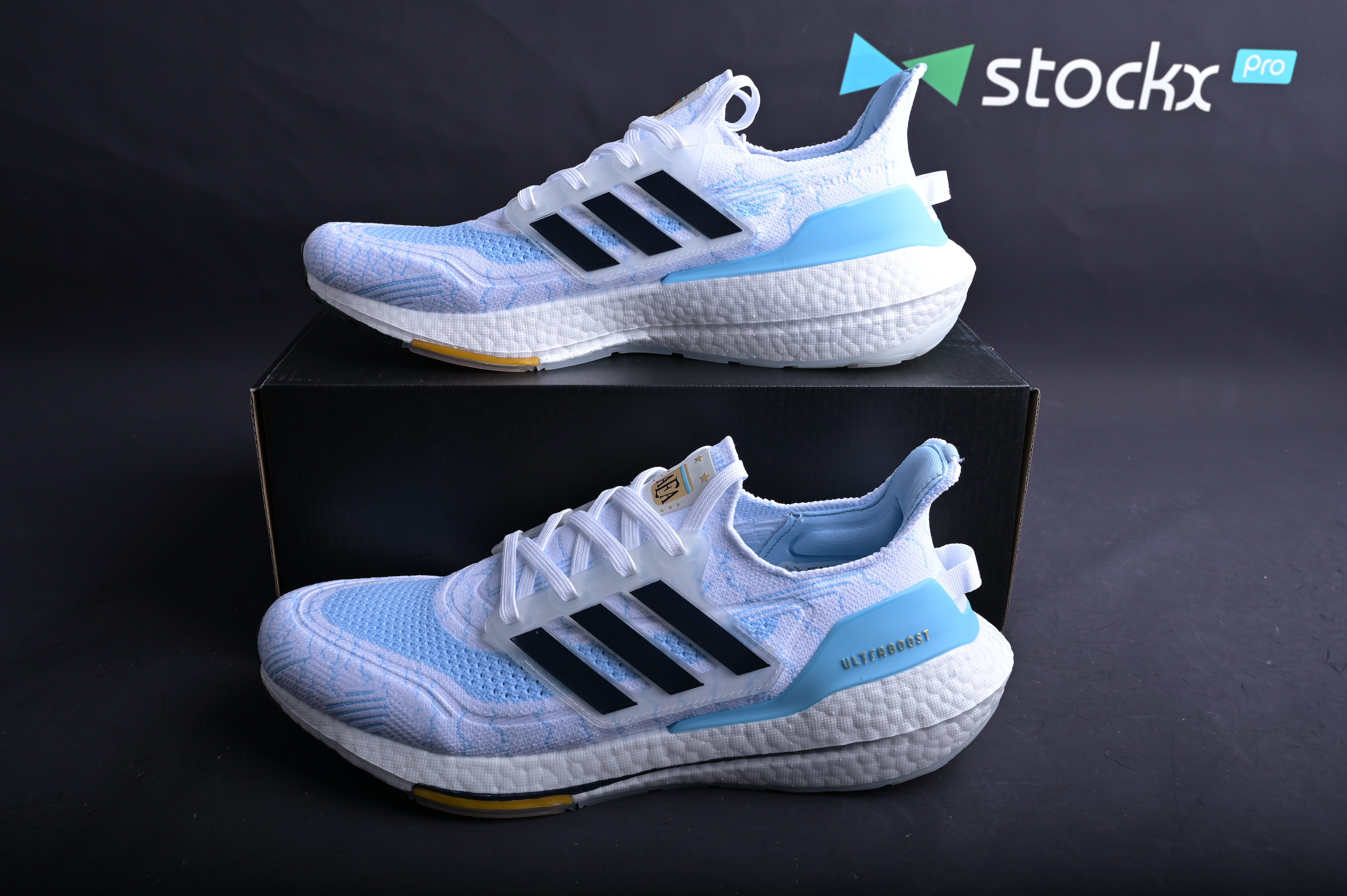 Best Replica adidas Ultra Boost 21 Argentina National Soccer Team GZ7120 - Colareps