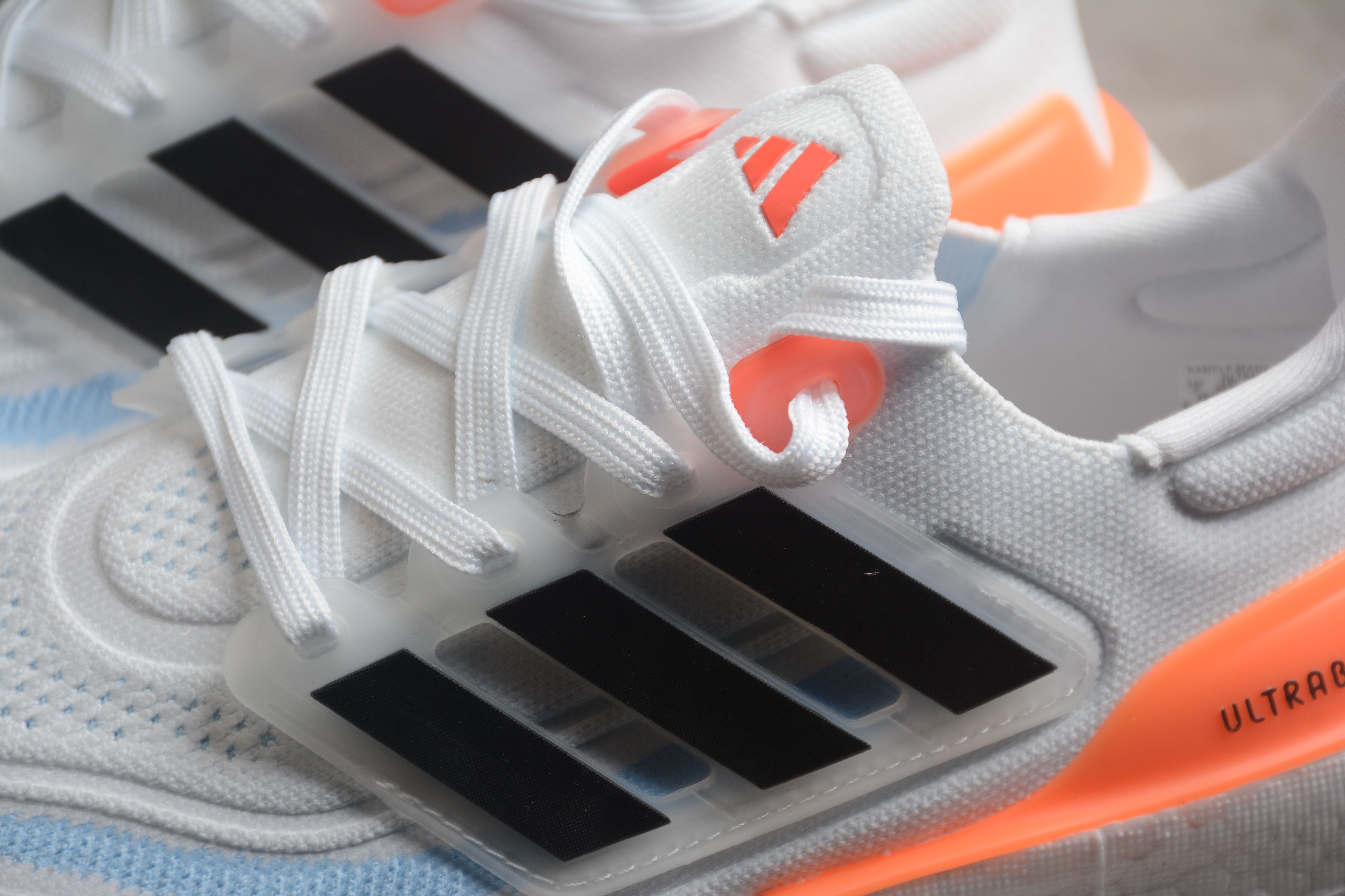 Best Replica adidas Ultra Boost Light White Black Solar Red HQ6351 - Colareps