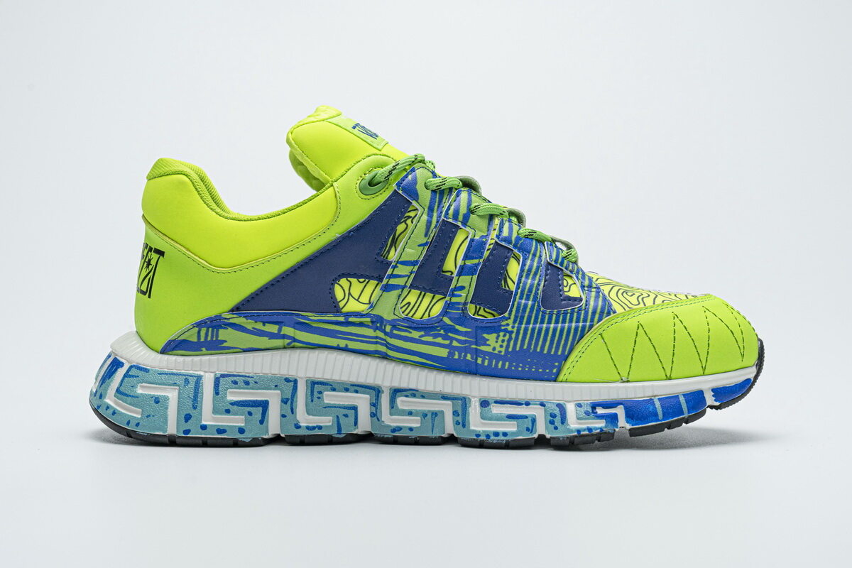 Best Replica Versace TRIGRECA Fluorescent Green Blue(SP Batch) - Colareps