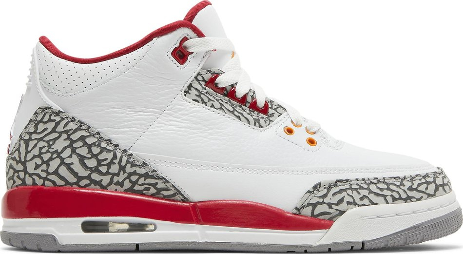 Best Replica Air Jordan 3 Retro GS  Cardinal Red  398614-126 - Colareps