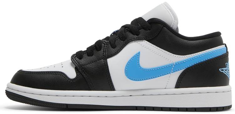 Best Replica Wmns Air Jordan 1 Low  Black University Blue  DC0774-041 - Colareps